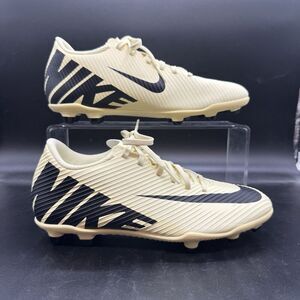 Nike Mercurial Zoom Vapor 15 Club FG Lemon Black Mens 5 Womens 6.5 DJ5963-700